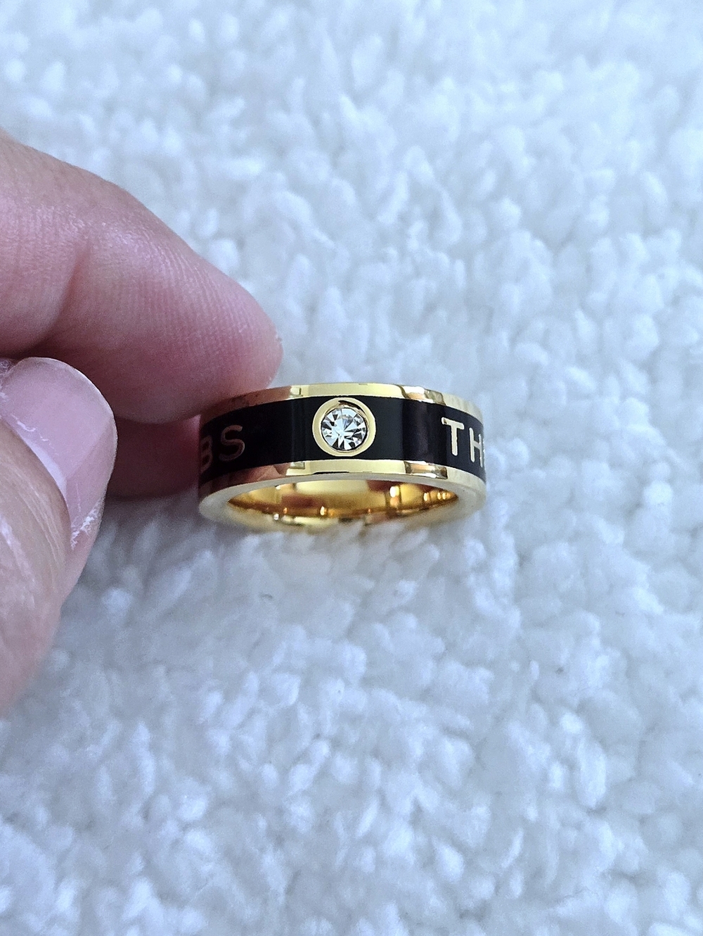 Marc Jacobs The Marc Jacobs Gold💛 and Black🖤 Enamel Ring💍 - NWT